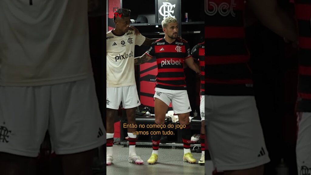 De Arrascaeta, Capitão do time no Fla-Flu, deu a letra no vestiário antes do jogo