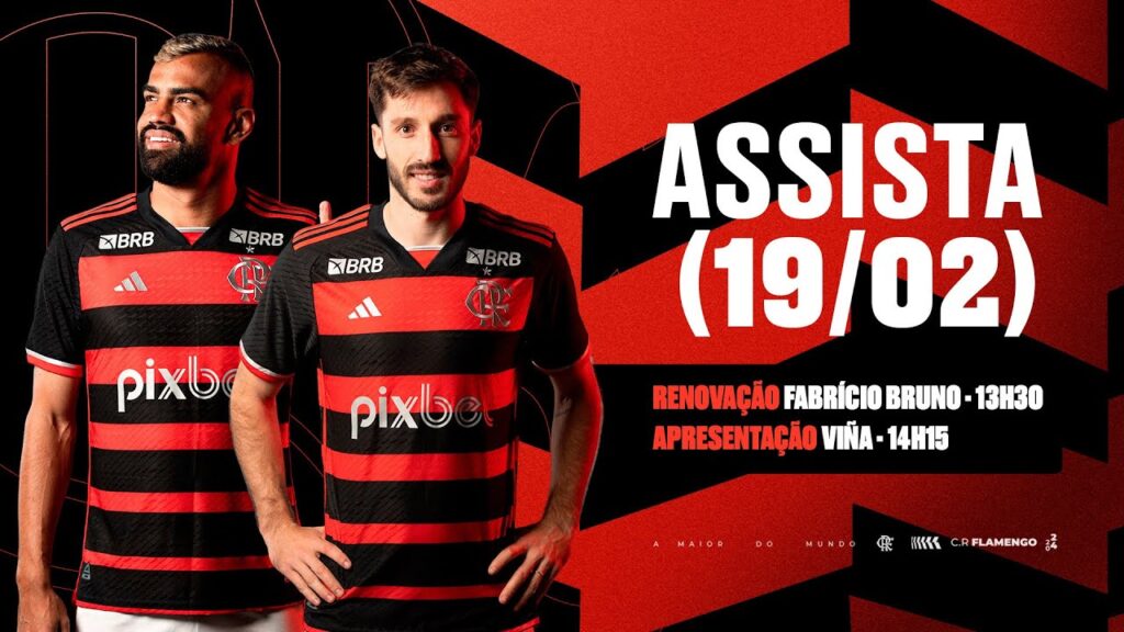 Coletiva de renovação do Fabrício Bruno e apresentação do Viña - Ao Vivo