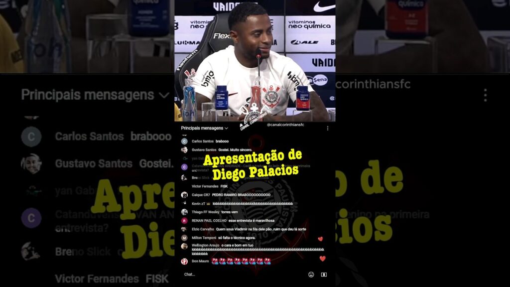 Diego Palacios: Apresentação #corinthianshoje