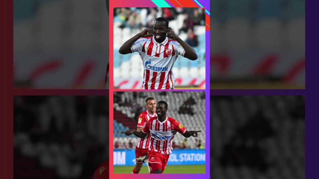 Ghana Blackstars forward Osman Bukari scores for Crvena Zvezda in 3-0 win over Cukaricki