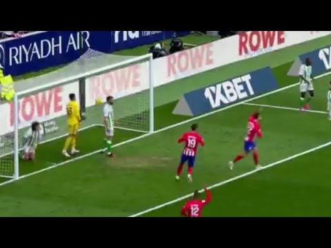 Álvaro Morata falló penalti, Atlético Madrid vs Real Betis | Goas y aspectos más destacados