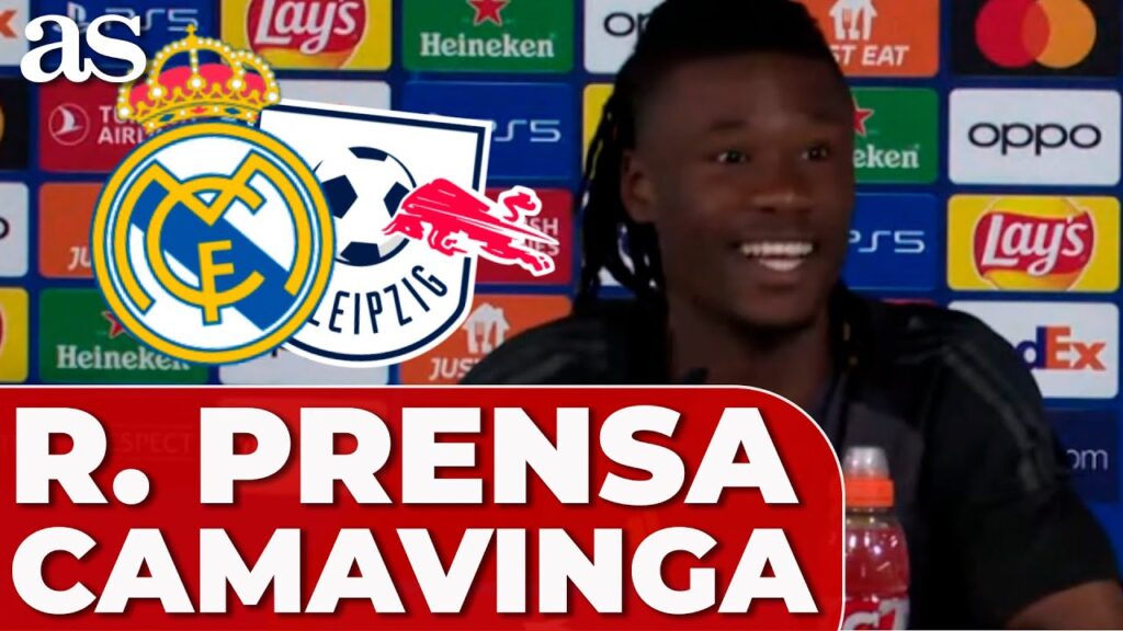 CAMAVINGA, RUEDA DE PRENSA COMPLETA previa al REAL MADRID - LEIPZIG