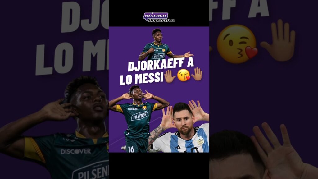 Djorkaeff Reasco celebrando a lo Messi ✋🏽😳🤚🏽 debutó con gol el Barcelona SC #barcelonasc