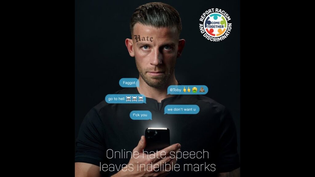 Toby Alderweireld's talks about online hate and urges to stop hate speech.