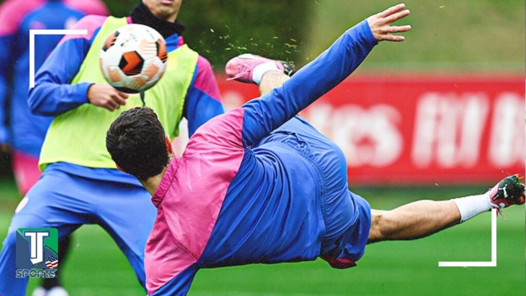 WATCH: Christian Pulisic and AC Milan TRAIN for their next game in the Europa League