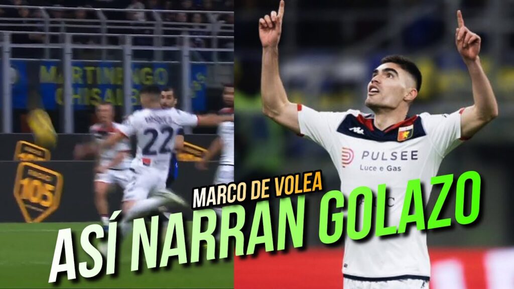 ¡ASÍ NARRARON en EUROPA el GOLAZO de JOHAN VÁSQUEZ en ITALIA contra INTER MILAN! 🔥