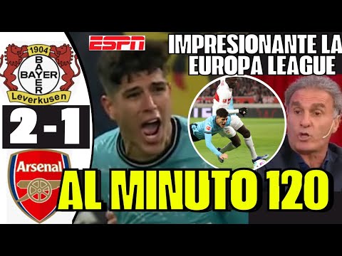 BRUTAL AL MIN 120 PIERO HINCAPIÉ SE LANZÓ CON TODO Y GOLAZO EN EUROPA LEAGUE QUE PARTIDAZO SORPRENDE