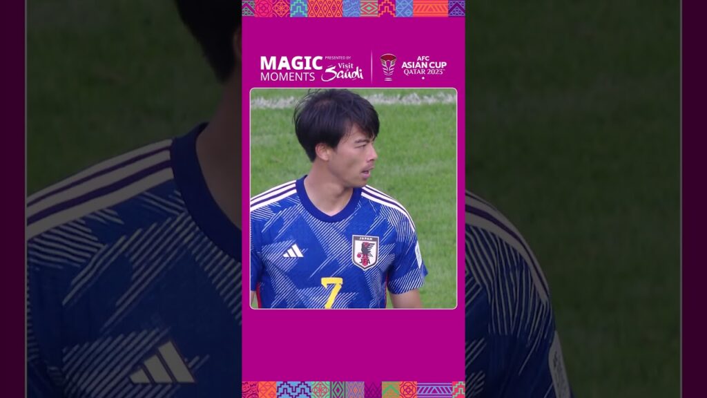 Trademarked by Kaoru Mitoma!🪄🇯🇵 #AsianCup2023 #MagicMoments #BHRvJPN