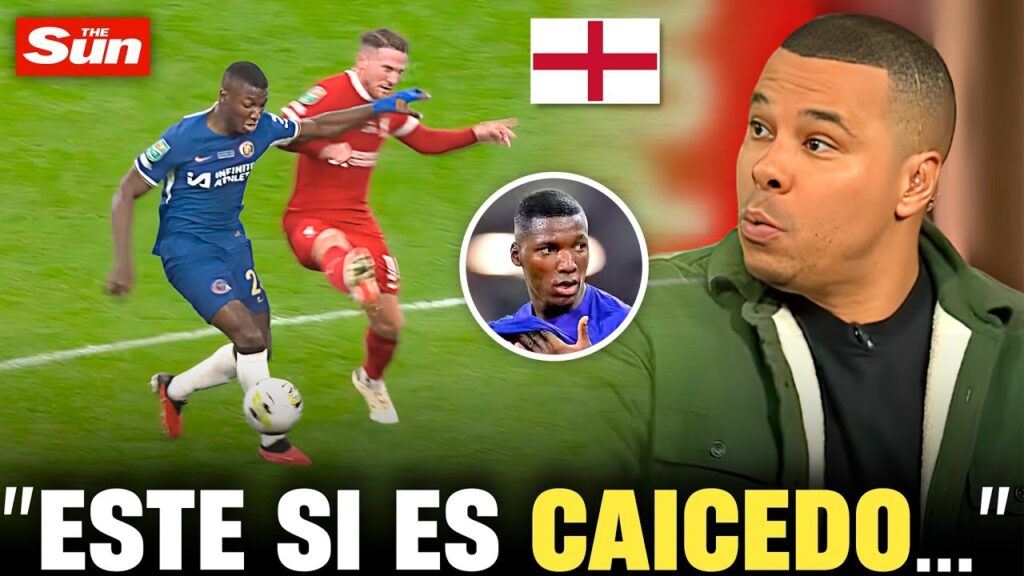 PRENSA de INGLATERRA DESTACA EL PARTIDO DE MOISÉS CAICEDO ANTE LIVERPOOL