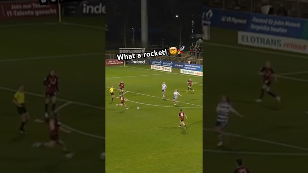 What a ROCKET shot! ⚽️☄️