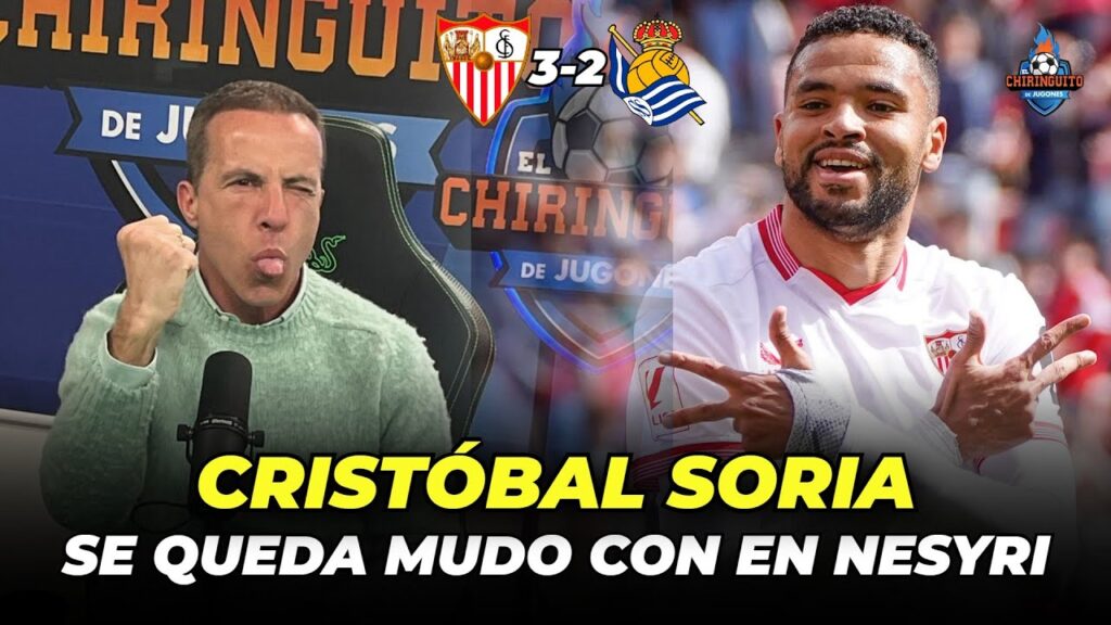 🔥 SORIA ENLOQUECE con EN NESYRI y el GOL de SERGIO RAMOS