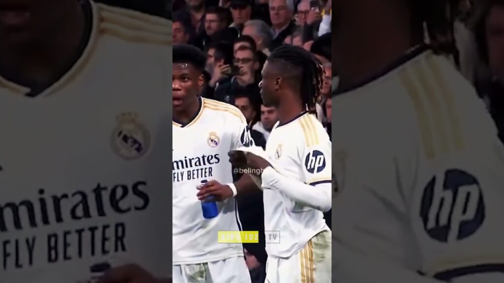 Aurélien Tchouaméni Reaction To Arda Güler Because Joselu Didn't Give Arda A Penalty  #ardagüler