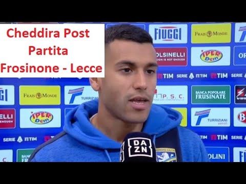 Cheddira intervista Post partita Frosinone – Lecce 1-1 “Ottima prestazione” Cheddira intervista Post partita Frosinone - Lecce 1-1 "Ottima prestazione"