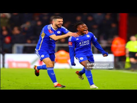 GOAL⚽️⚽️ FATAWU ISSAHAKU SUPER GOAL FOR LEICESTER CITY AGAINST BOURNEMOUTH IN FA CUP