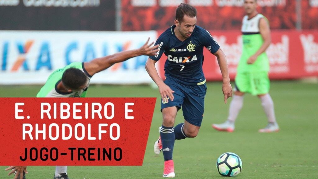 Os lances de Everton Ribeiro e Rhodolfo no Jogo-Treino