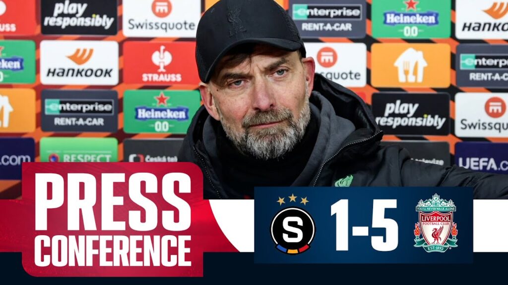 Jurgen Klopp on Ibrahima Konate's injury | Sparta Prague 1-5 Liverpool | LFC Press Conference
