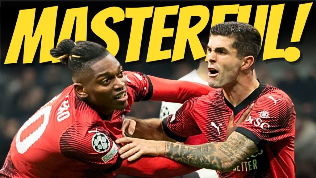 Rafael Leão masterful as Christian Pulisic 'steals' teammates wonder goal  in AC Milan win!