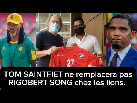 Tom Saintfiet ne remplacera pas Rigobert Song comme sélectionneur des lions indomptables