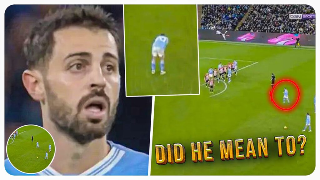 Bernardo Silva's CRAZY Free-Kick Miss! Bernardo Silva's Shocking Free-Kick Miss vs Brentford