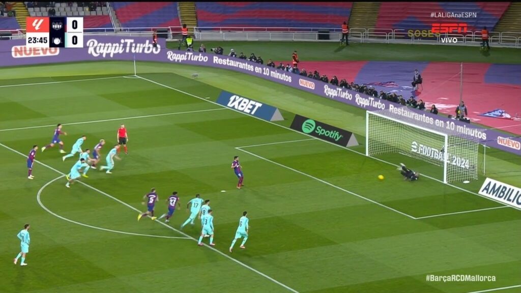 İlkay Gündoğan MISSED PENALTY | Barcelona vs Mallorca 0-0 Resumen y Goles | LaLiga 2023/24