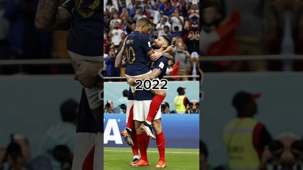 Olivier Giroud Evolution 😳🤭 #football #shorts