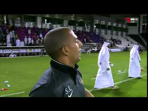 كأس سمو الأمير 2015: هوشة بين محمد مبارك ورومارينيو بعد الهدف الثاني