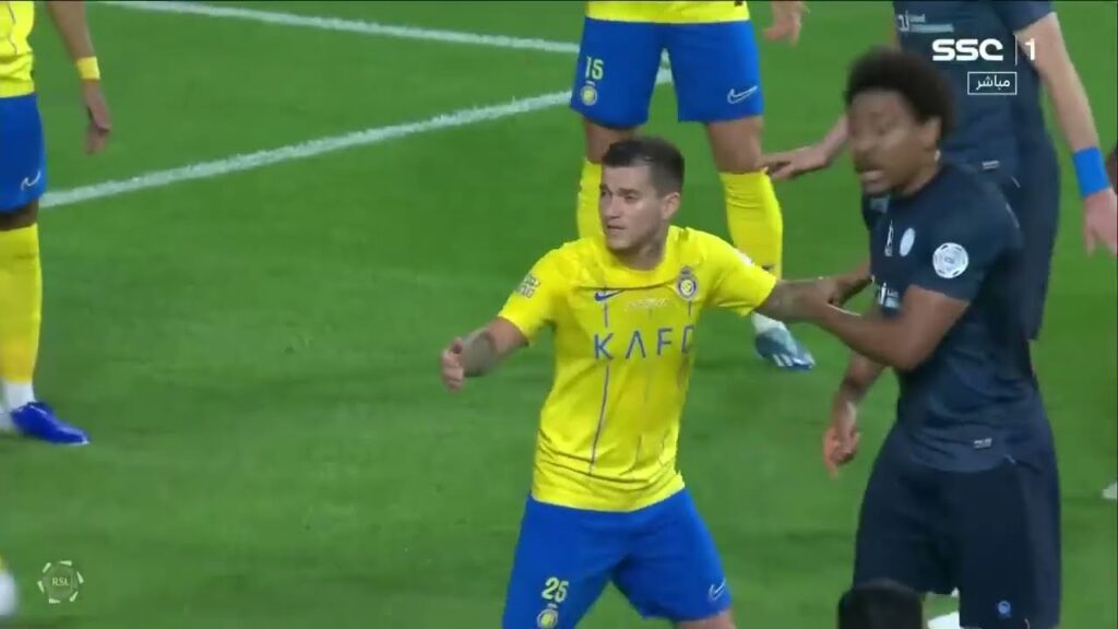 Ronaldo 2 goals Al-Nassr vs Al-Akhdoud/Highlights