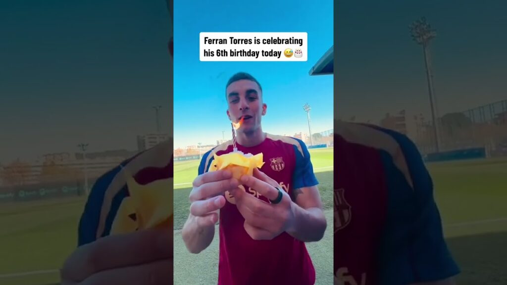 Ferran Torres is technically 6 since he was born on a Leap Day 🥳 (via @fcbarcelona/TT) #shorts