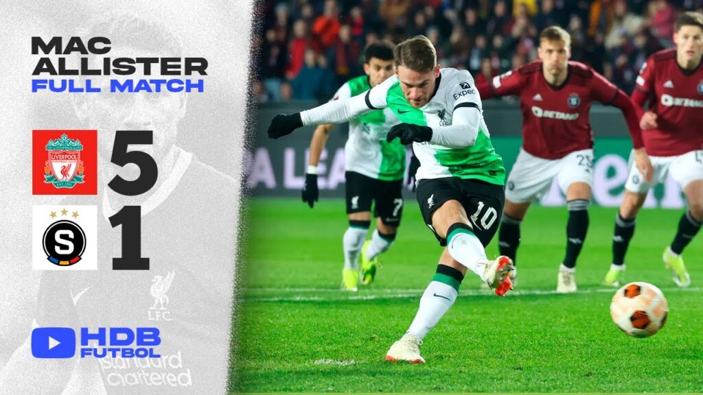 Alexis Mac Allister vs Sparta Praga | Le hicieron un Penal, hizo un Gol y una Asistencia 🔥