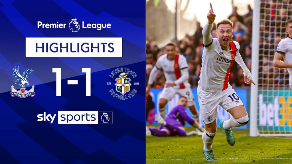 The Eagles have been SILENCED! 🤫 | Crystal Palace 1-1 Luton Town | Premier League Highlights