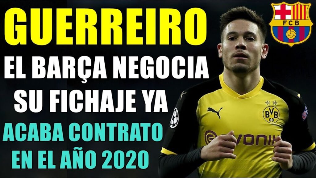 ¡EL BARÇA NEGOCIA POR RAPHAEL GUERREIRO! ACABA CONTRATO EN EL 2020 ¿BUENA OPCIÓN?