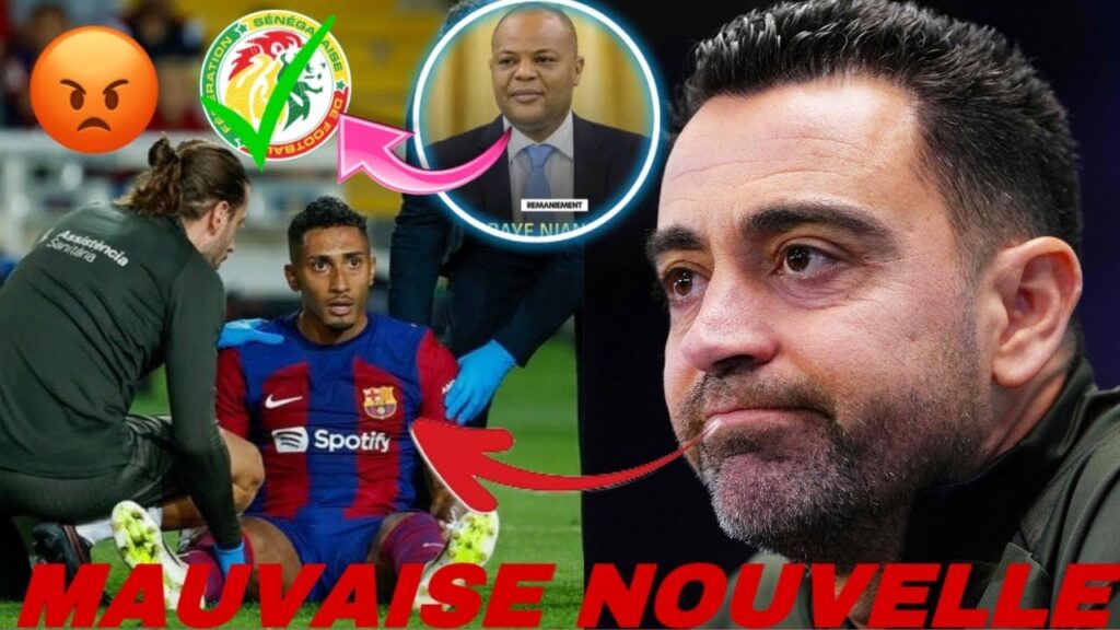 Mauvaise nouvelle raphinha blessure Mbaye Niang Nouvelle Ministre Des Sports Ilkay Gundogan E. Howe