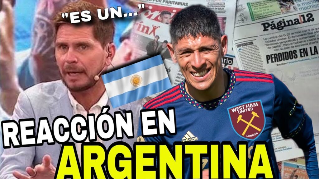 LA SORPRENDE REACCIÓN de la PRENSA ARGENTINA al ERROR DE EDSON ALVAREZ