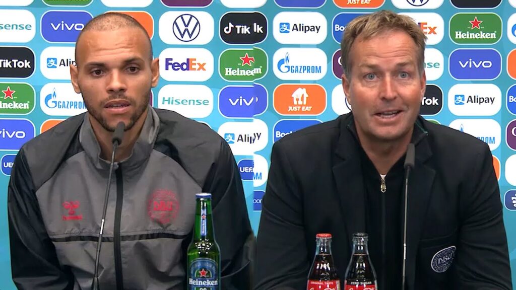 England 2-1 Denmark - Kasper Hjulmand, Martin Braithwaite - Post-Match Press Conference - Semi-Final