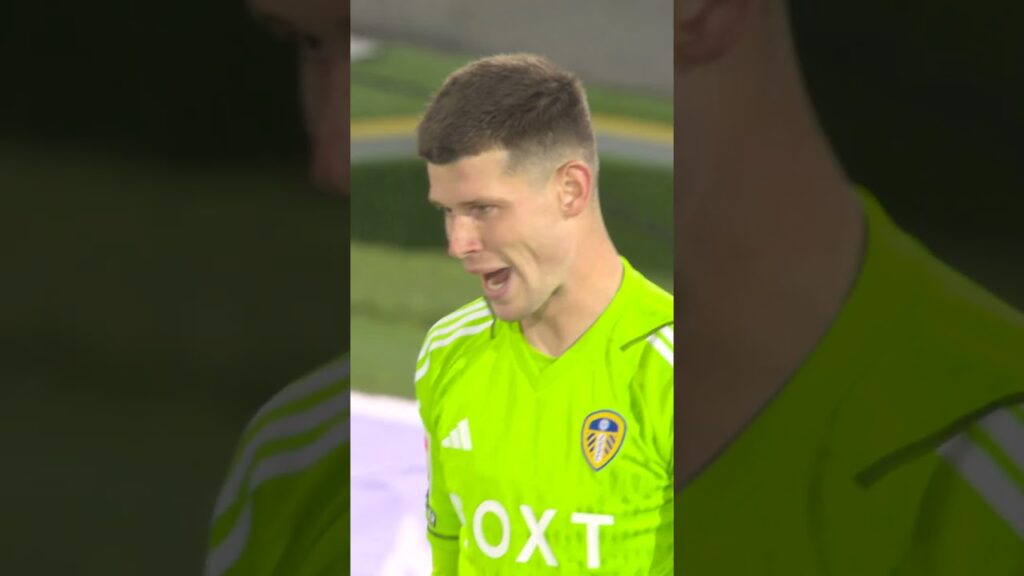 WORLD-CLASS save from Illan Meslier! #shorts #lufc #footballshorts WORLD-CLASS save from Illan Meslier! #shorts #lufc #footballshorts