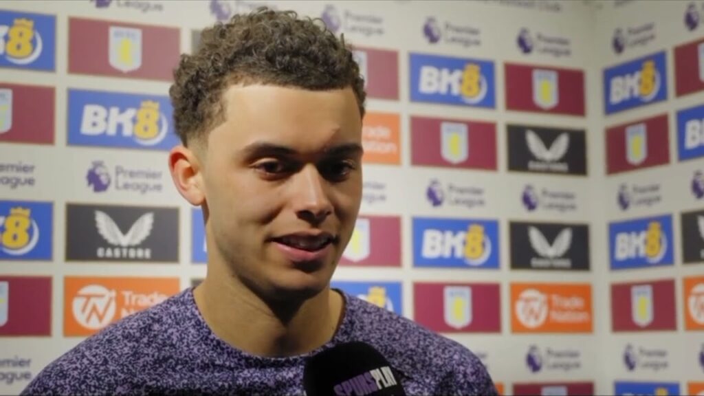 Brennan Johnson’s post-match interview after Aston Villa win