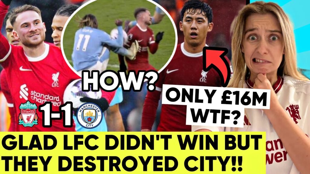 Liverpool Robbed? Endo & Mac Allister are outrageous! Liverpool 1-1 Man City Reaction!