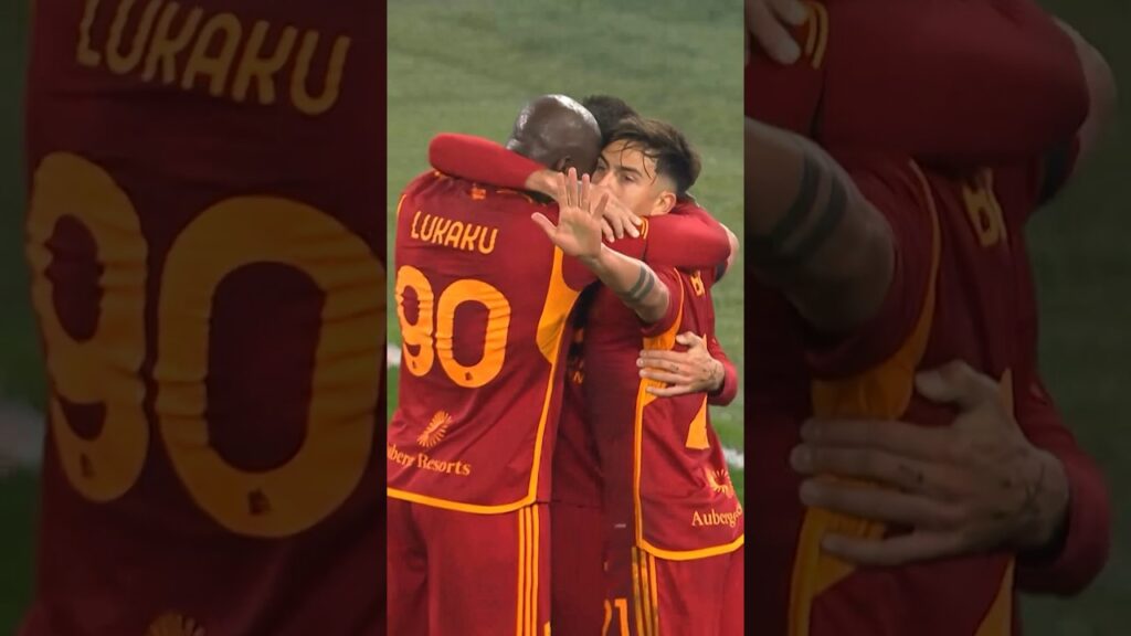 Started and finished by #Dybala 💎 What a team move! 🤩 #asroma #goals #football