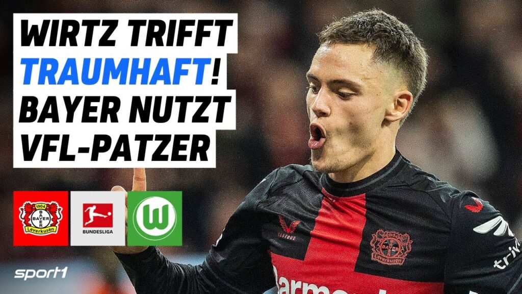 Bayer 04 Leverkusen - VfL Wolfsburg | Bundesliga Tore und Highlights 25. Spieltag