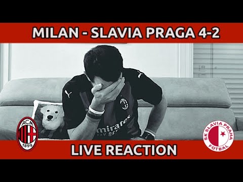 MILAN - SLAVIA PRAGA 4-2: LIVE REACTION DEL NERVOSISMO