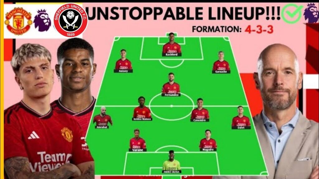 🚨 CONFIRMED LINEUP ✅ Manchester united vs Sheffield | Premier League | Matchday
