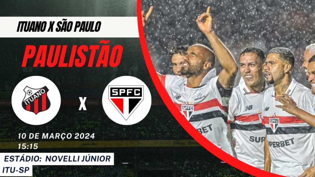 ITUANO X SÃO PAULO- PAULISTÃO #RODADA 12- AO VIVO- NARRAÇÃO AO VIVO