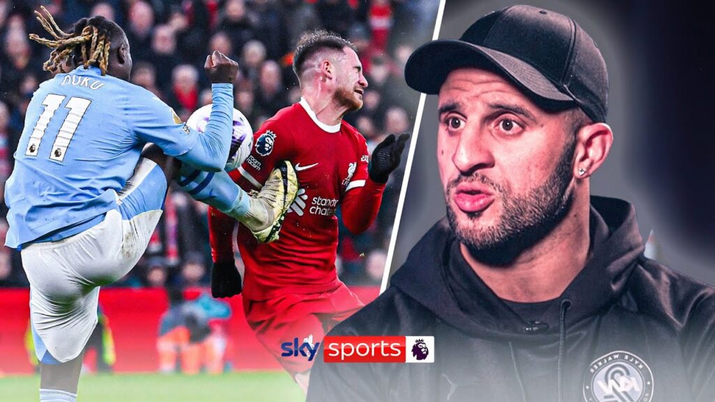"It's not for me to say" 🤐 | Kyle Walker on Liverpool's penalty shout against Manchester City