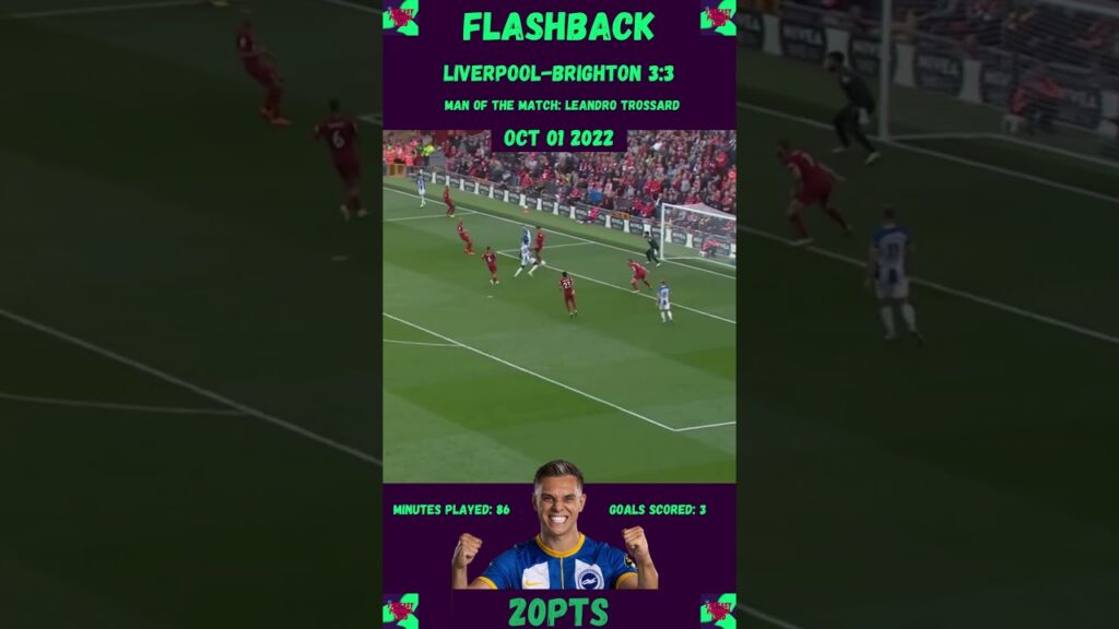 FPL || FLASHBACK || Leandro Trossard || Hat-trick || 2022
