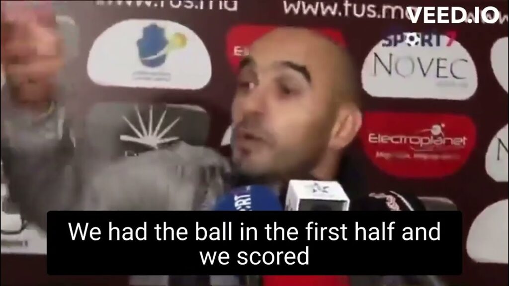 "What do you mean we didn't have possession??" - Morocco coach Walid Regragui