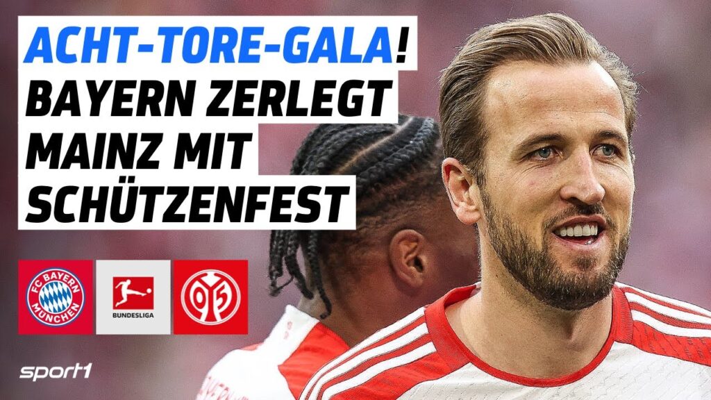 FC Bayern München - 1. FSV Mainz 05 | Bundesliga Tore und Highlights 25. Spieltag