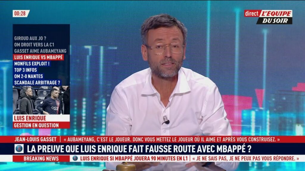 PSG: Luis Enrique vs Mbappé | Aubameyang et Gasset le renouveau marseillais | L'equipe du soir