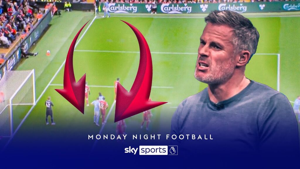 Jamie Carragher on how Manchester City used inswinging and outswinging corners to undo Liverpool 🤩