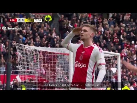 Kenneth Taylor Goal, Ajax vs Fortuna Sittard (1-0) Highlights, Eredivisie 2023-24 Highlights