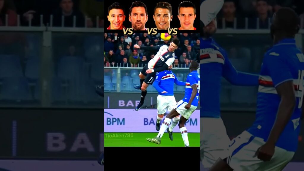 Grujič vs Messi vs Ronaldo vs Van Persie | 🥶😱 | Goles épicos de cabeza #ronaldo #messi #futbol